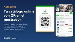 🎨 Tu pinturería con catálogo online y QR en el mostrador